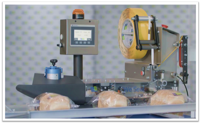 Professional Bag Sealer from We Seal ltd machinery for bakery production lines to seal loaves of bread